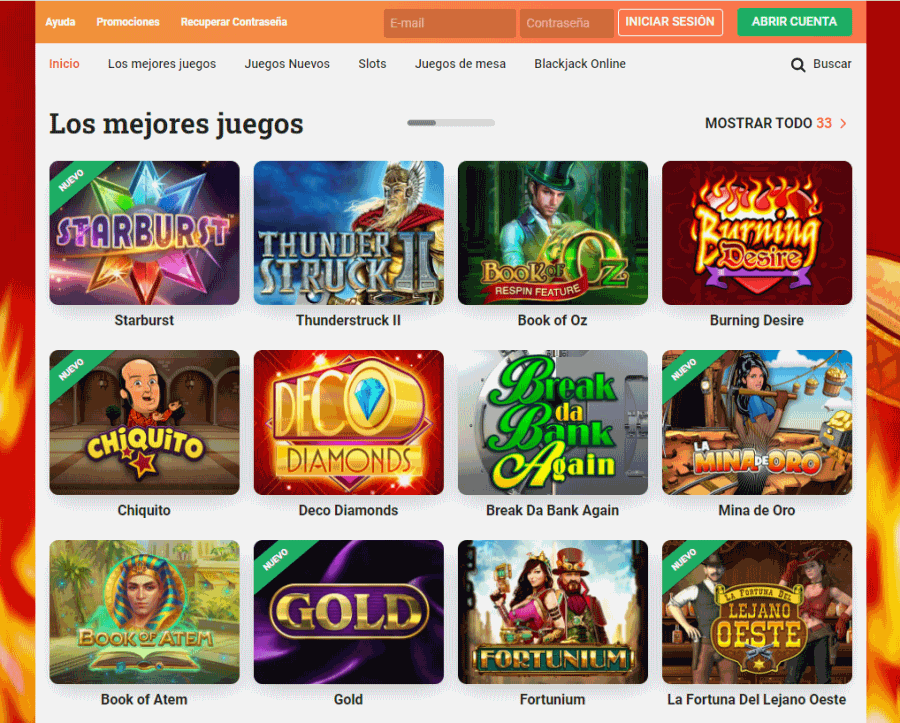 leovegas casino inicio