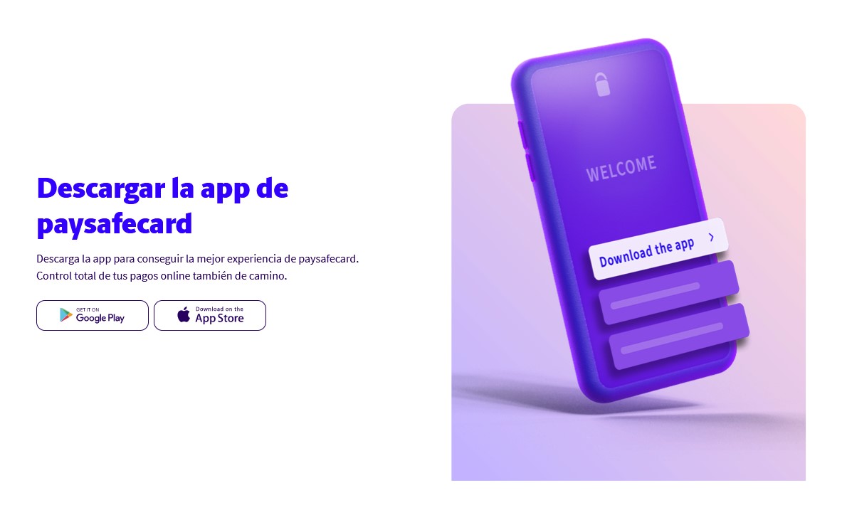 Descargar la app de paysafecard